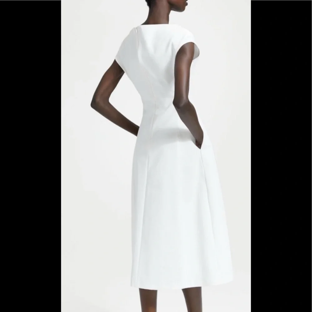 NWT Theory Boatneck Tulip Dress size 4 - Picture 2 of 12